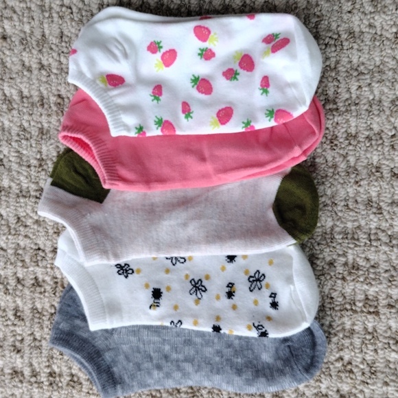 Colorful Ankle Socks, Five-pack - Picture 2 of 10